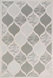 Dynamic Rugs TESSIE 6402-901 Grey and Ivory